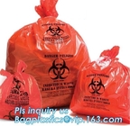 Biohazard Recycle Autoclavable Biohazard Bags على لفة النفايات الطبية الملونة